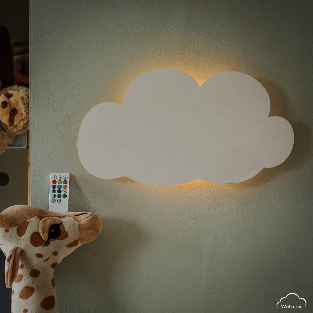 Wolkenliebe Paket - Wolkenlampe inkl. GRATIS Wandhaken